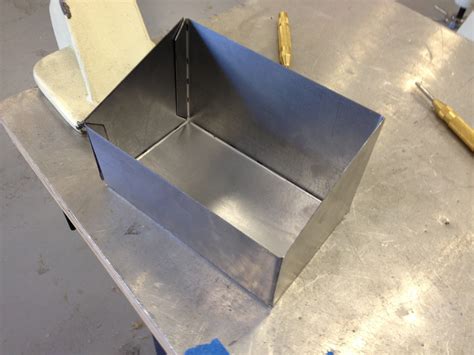 how to fold sheet metal into a box|folding sheet metal techniques.